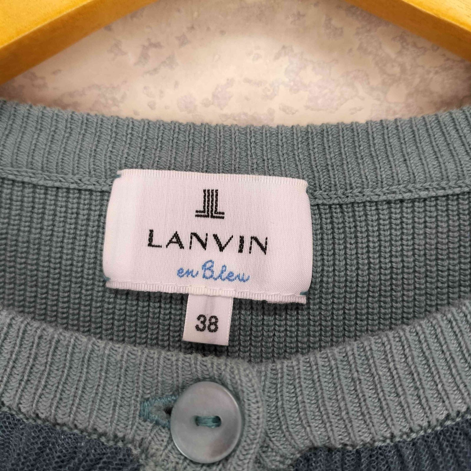 ランバンオンブルー LANVIN en Bleu チュールカーディガン レディース