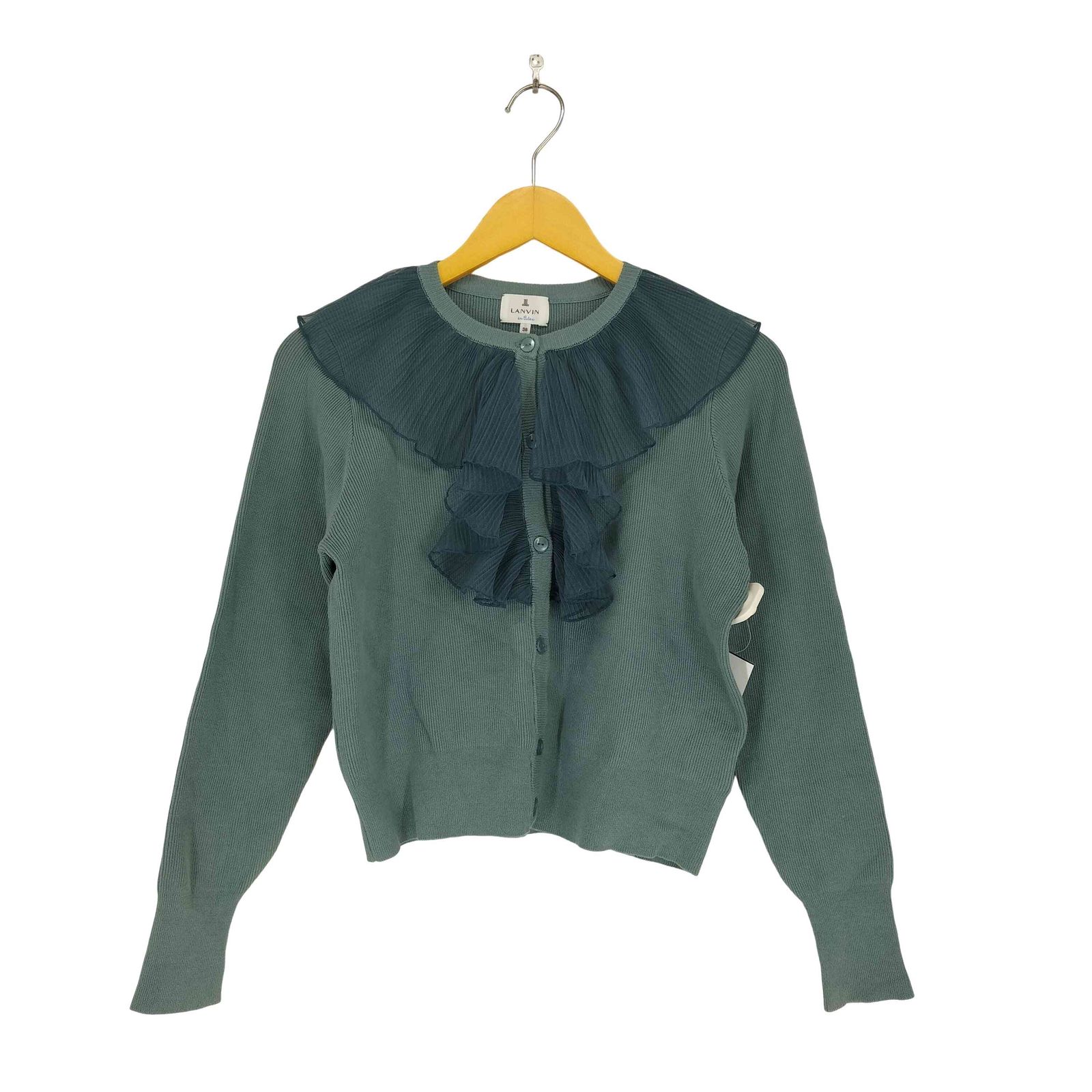 ランバンオンブルー LANVIN en Bleu チュールカーディガン レディース