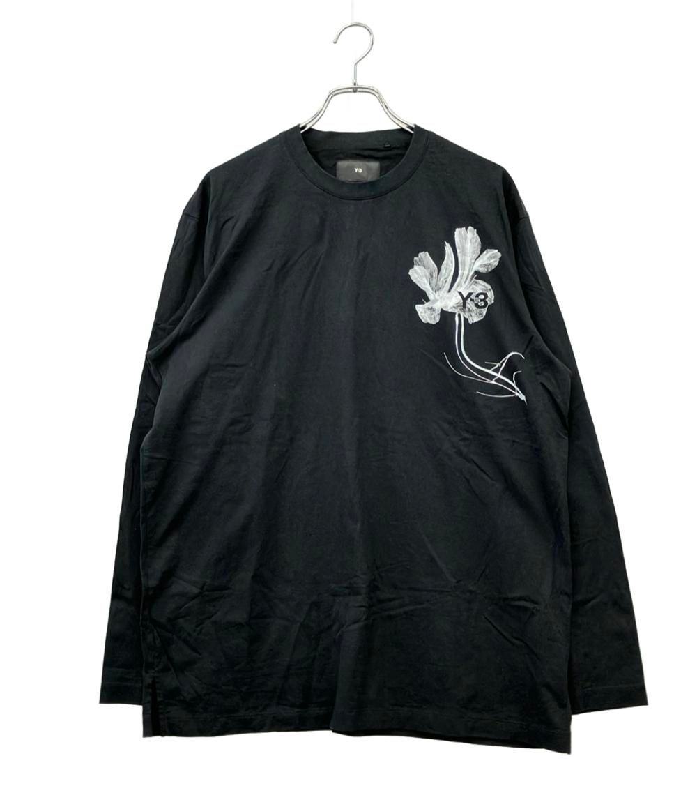 ワイスリー 長袖Tシャツ フラワーグラフィック ストリート メンズ SIZE L Y-3