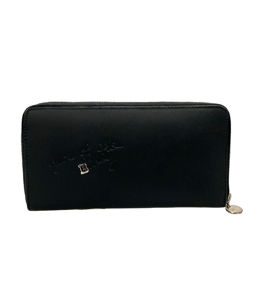 バリー ラウンドファスナー長財布 レザー レディース BALLY