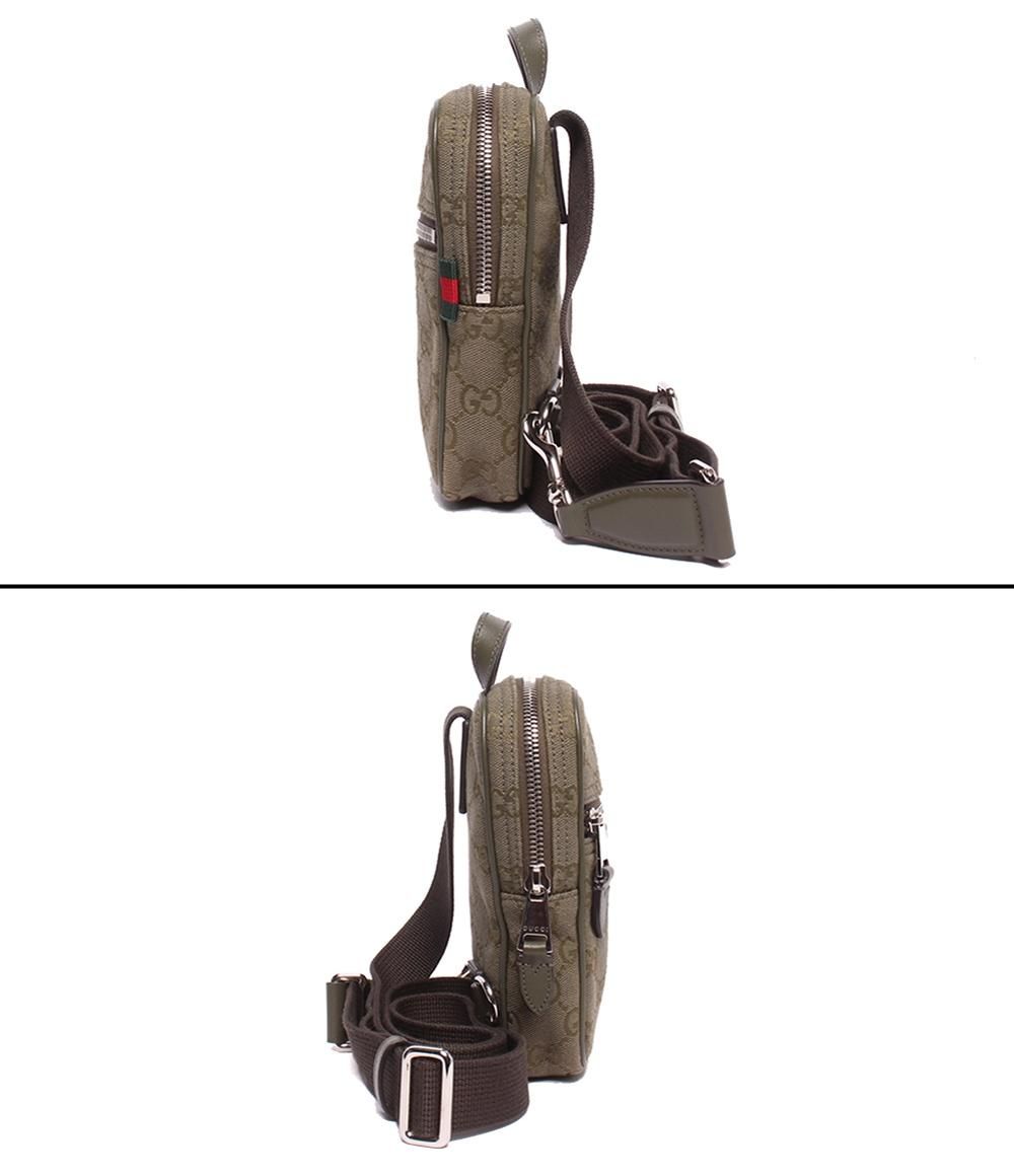  グッチ ボディバッグ ショルダーバッグ 斜め掛け GGキャンバス 834258 0416 メンズ GUCCI ボディバッグ ウエストポーチ バッグ