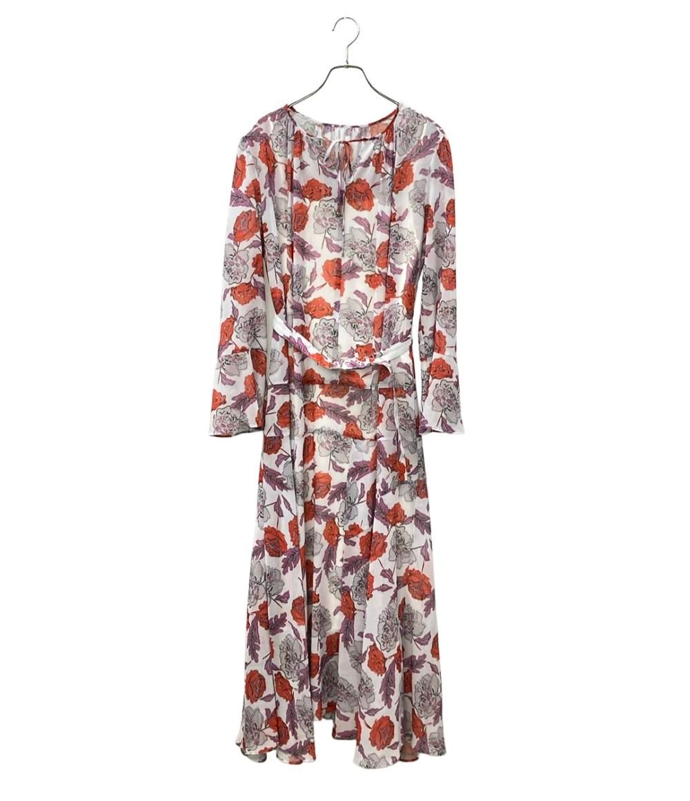 ダイアグラム 長袖 フラワープリント ワンピース レディース SIZE 38 Diagram