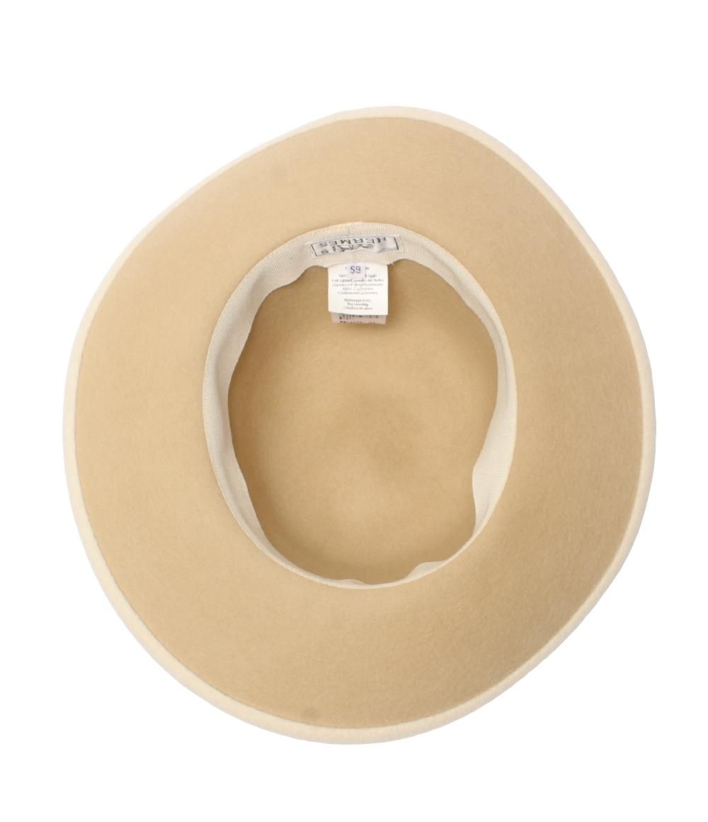 美品 エルメス ラビットフェルトハット カシミヤ100％ レディース SIZE
