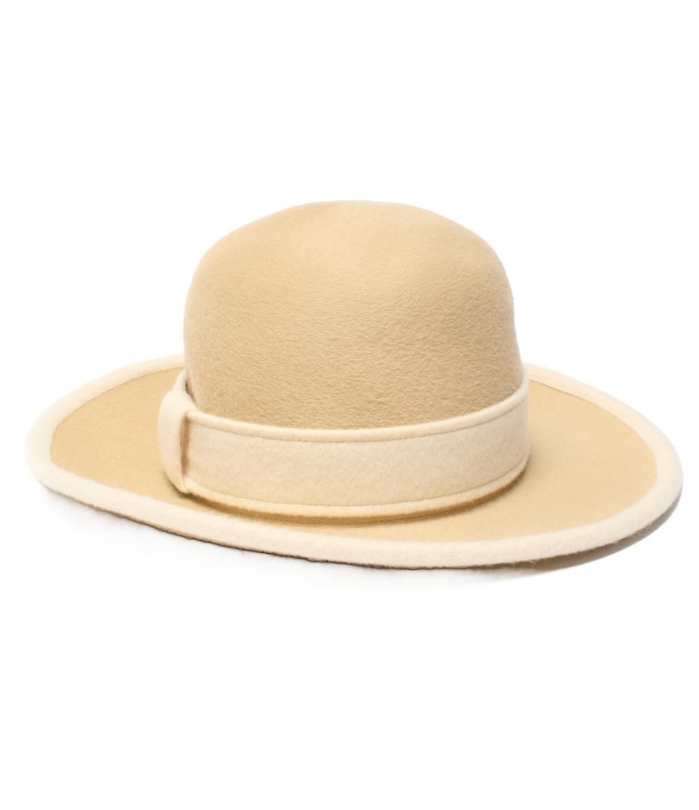 美品 エルメス ラビットフェルトハット カシミヤ100％ レディース SIZE