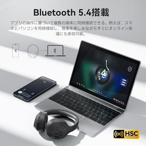  HAYLOU ワイヤレスヘッドホン S 30 ヘッドホン 43 dB ノイズキャンセリング Bluetooth 5 4 低遅延 無線有線両用 80時間音楽再生 オーバーイヤーヘッドホン 軽量 折り畳み 2台同時接続 アプリ対応 bebf 2 a 54 その他 キッチン 食器