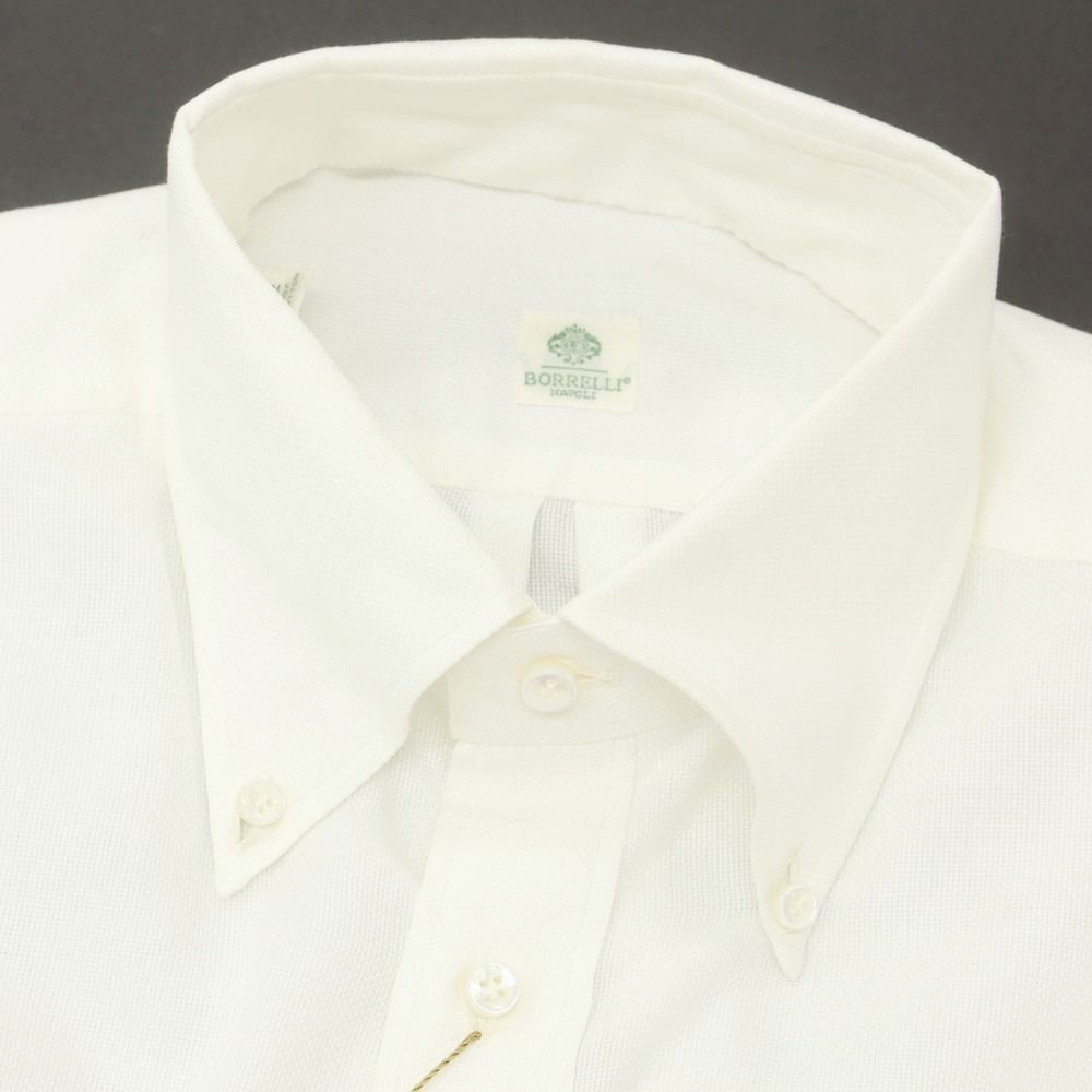 中古】ルイジ ボレッリ Luigi Borrelli コットン ボタンダウン ドレス