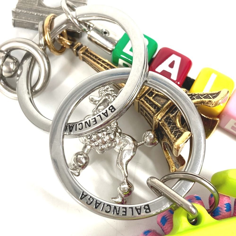 BALENCIAGA バレンシアガ キーホルダー チャーム キーリング BLNCG