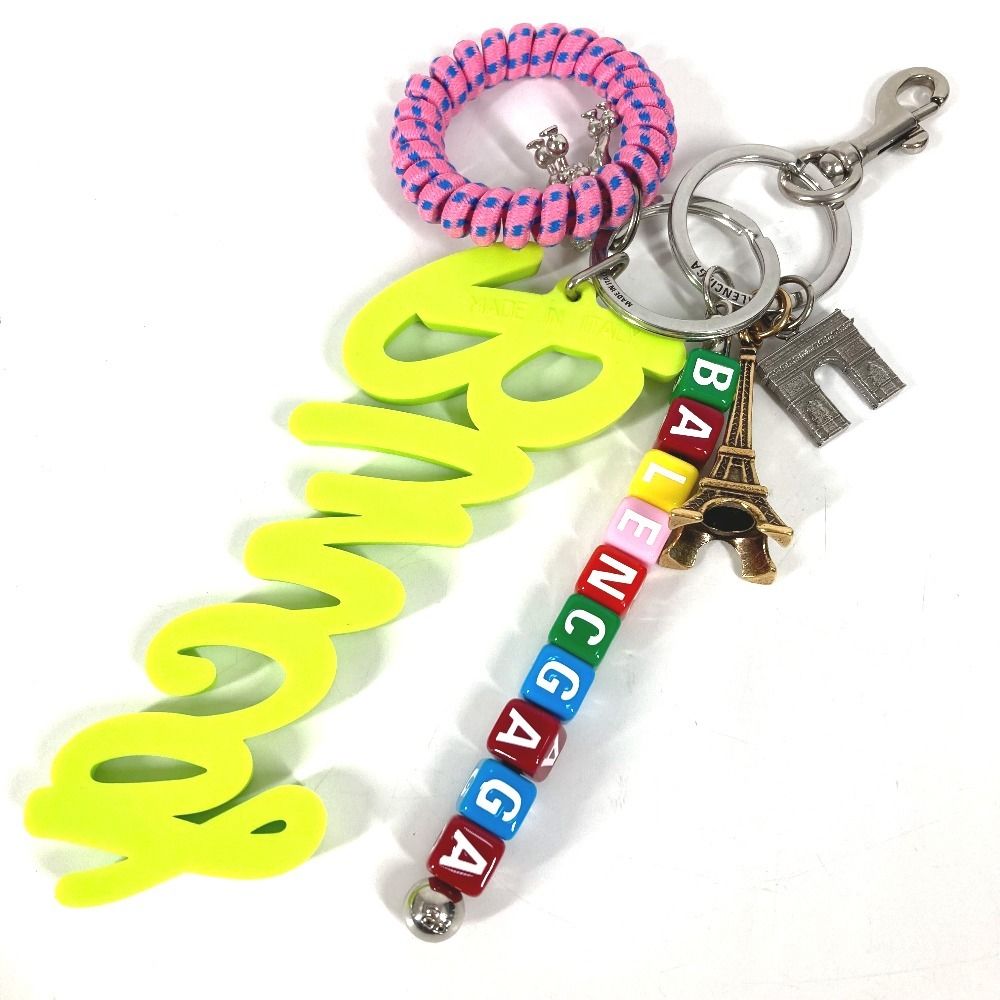 BALENCIAGA バレンシアガ キーホルダー チャーム キーリング BLNCG