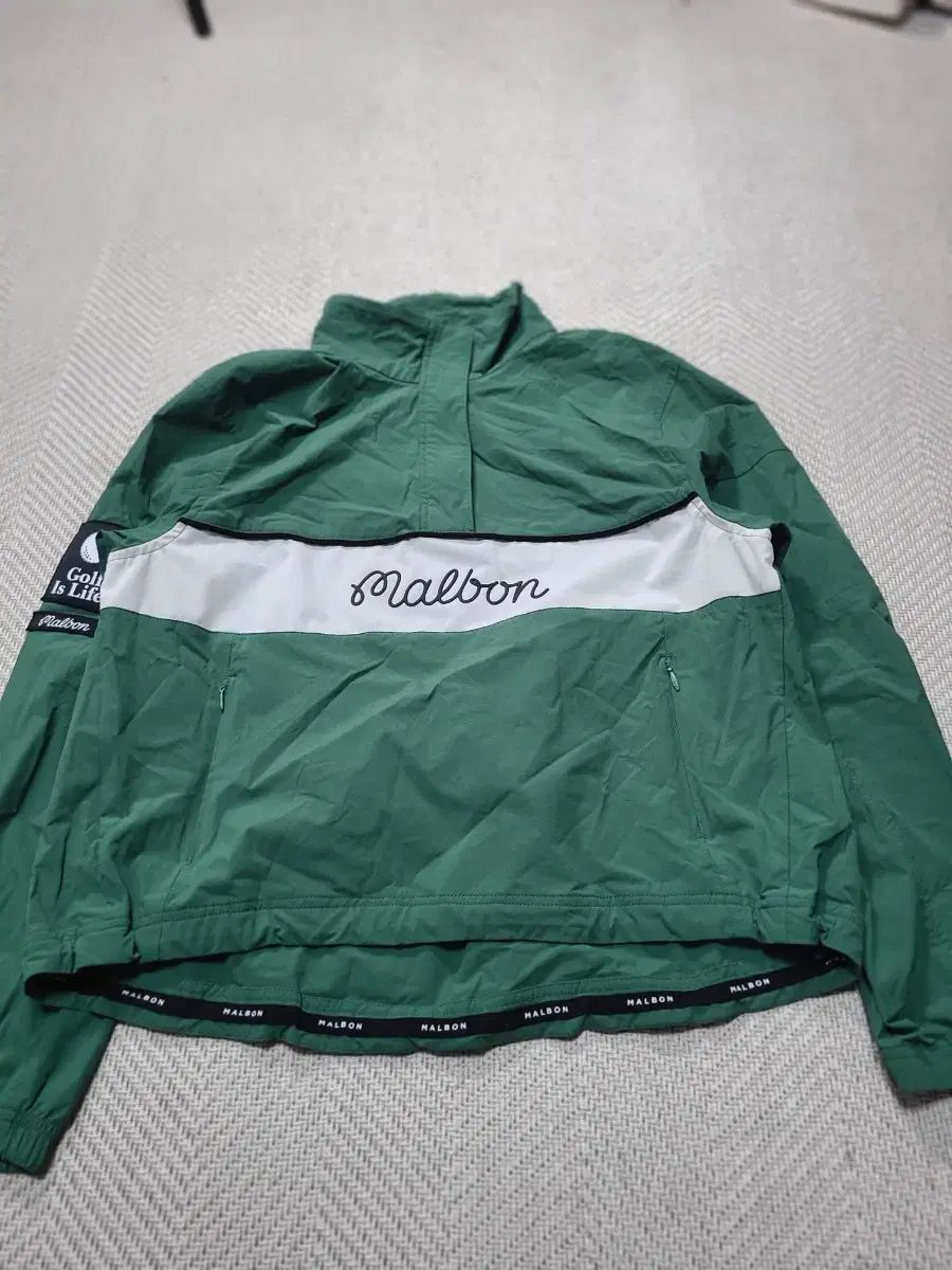 レディース MALBON GOLF マルボンゴルフ グリーン ウィンドブレーカー アウター