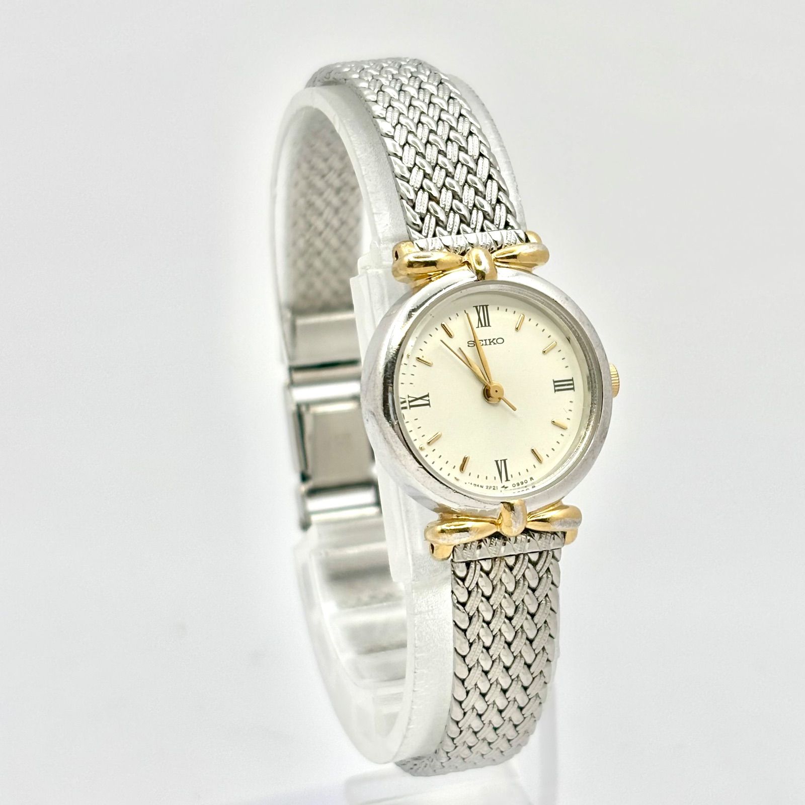 新品電池】SEIKO セイコー レディース 腕時計 2P21-0260 940137 純正