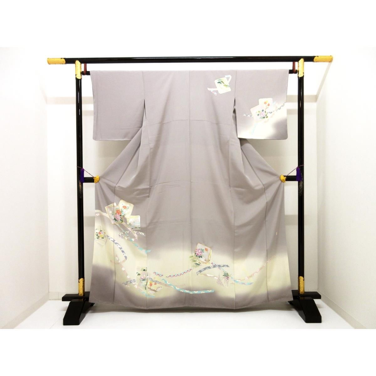 ♥品 訪問着 友禅加工 刺繍入り