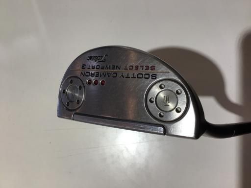 タイトリスト SCOTTY CAMERON select NEWPORT 3 2018 34インチ レフティ パター PT スチール フレックスその他 メンズ 男性用 左利き 左用 Cランク ゴルフクラブ