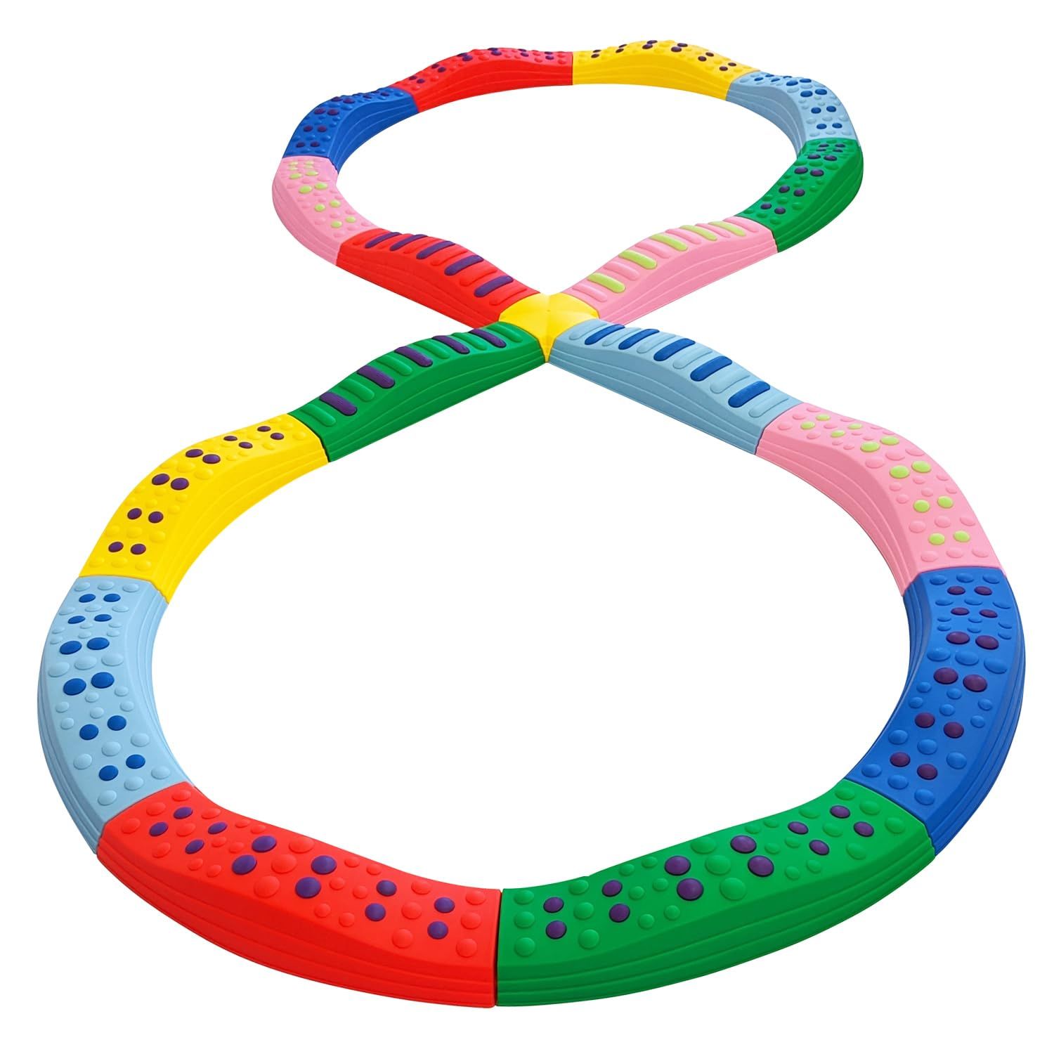 Fungoal 平均台 ンス8 屋内 遊び ンス 体幹 子供の運動能力アップ 幼児向け 遊具 玩具