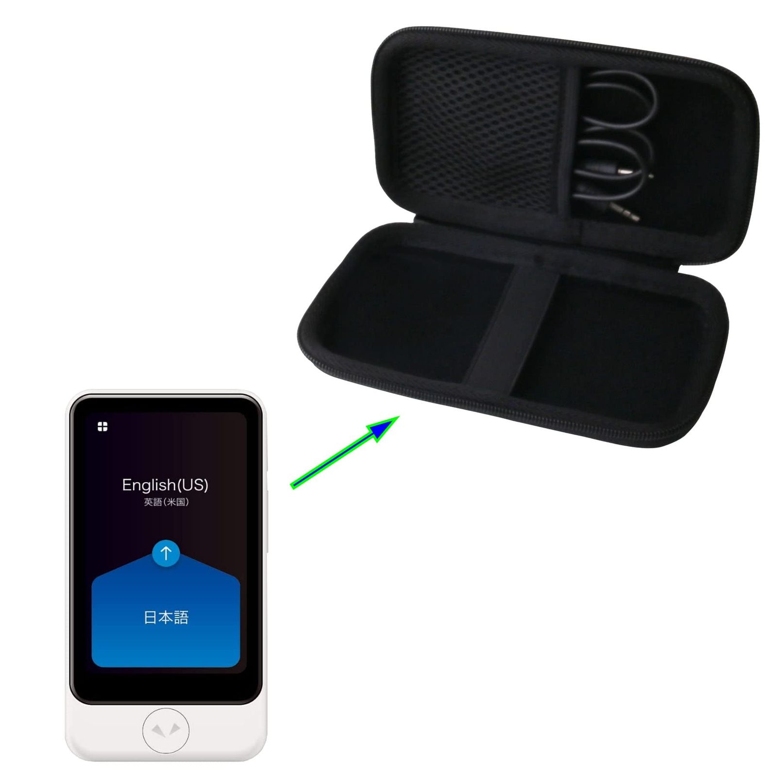 ★新品未使用！未開封 POCKETALK S Plus 翻訳機とケースセット 新品 POCKETALK（ポケトーク）S Plus多言語対応音声翻訳機 対応収納