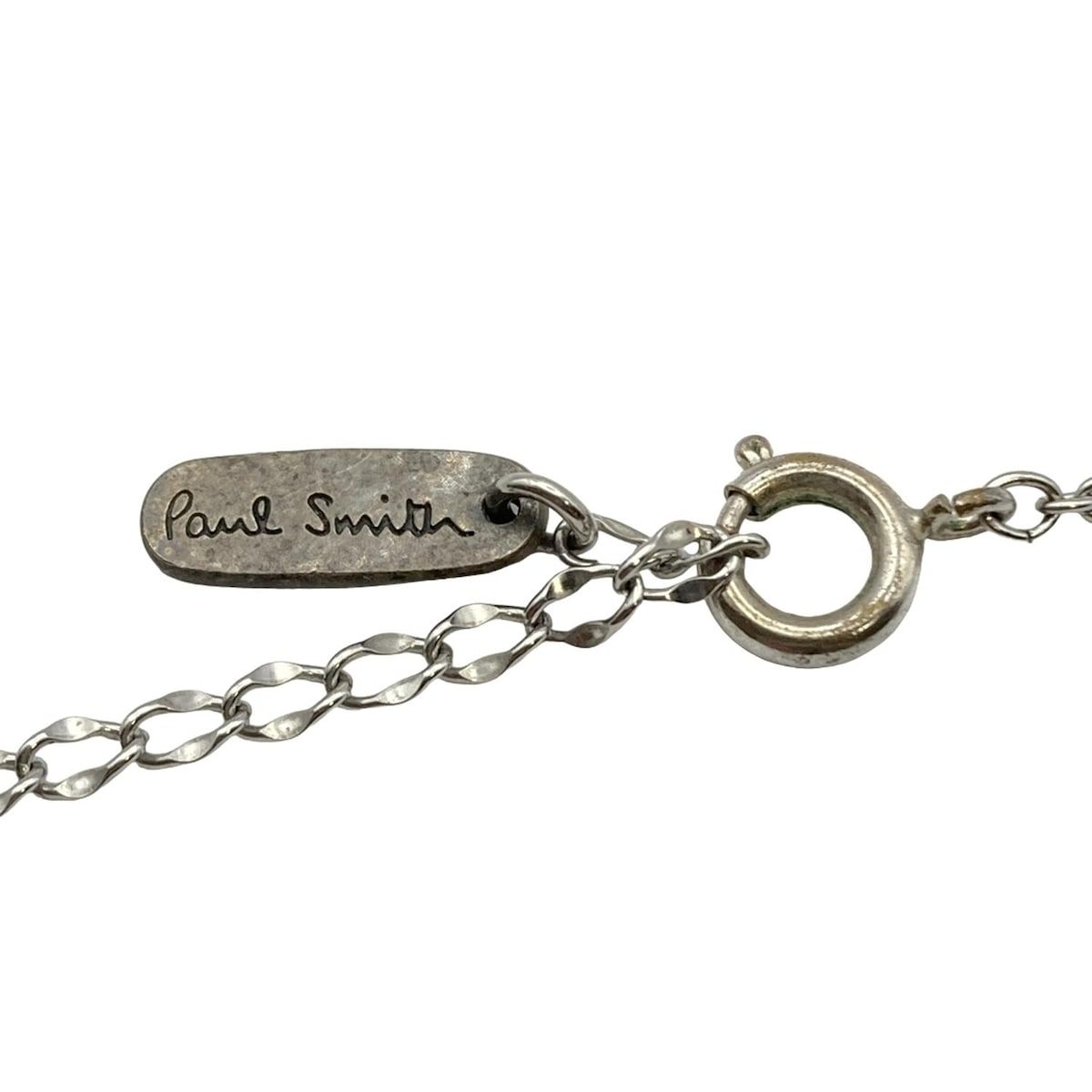 PaulSmith(ポールスミス) ネックレス - シルバー×パープル×グリーン コイントップ