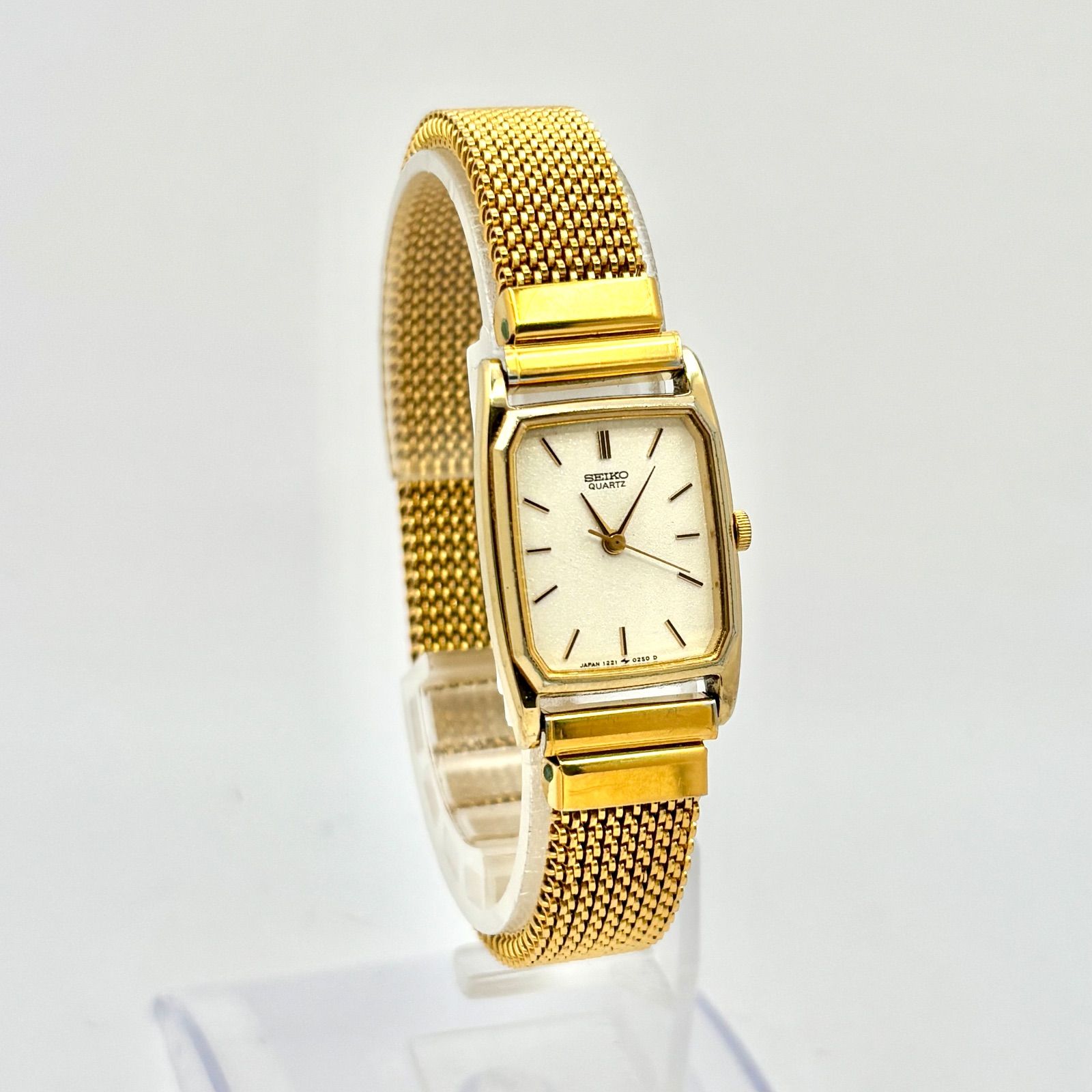 新品電池】SEIKO セイコー レディース 腕時計 ゴールド