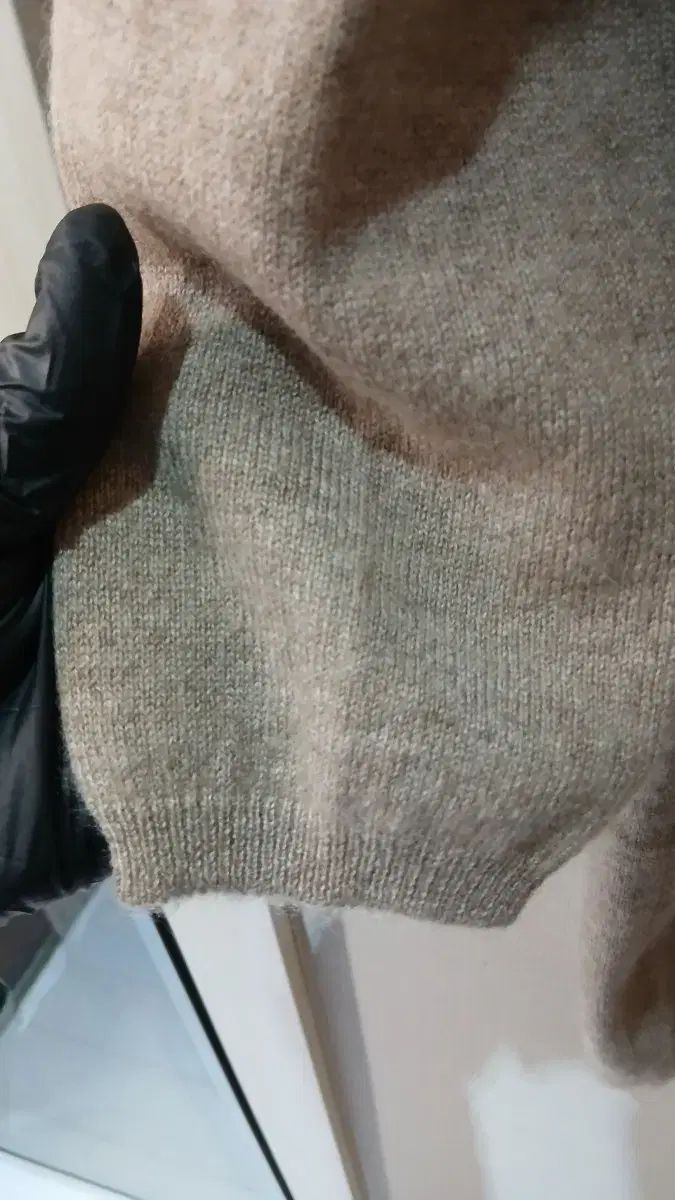  ゴビ オーガニック カシミア ニット ONE PIECE 長袖 七分袖 ひざ丈ワンピース