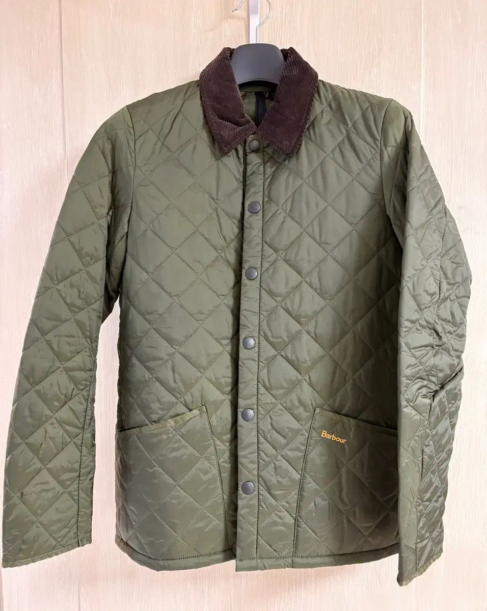 バブアー メンズ キルティングジャケット オリーブS