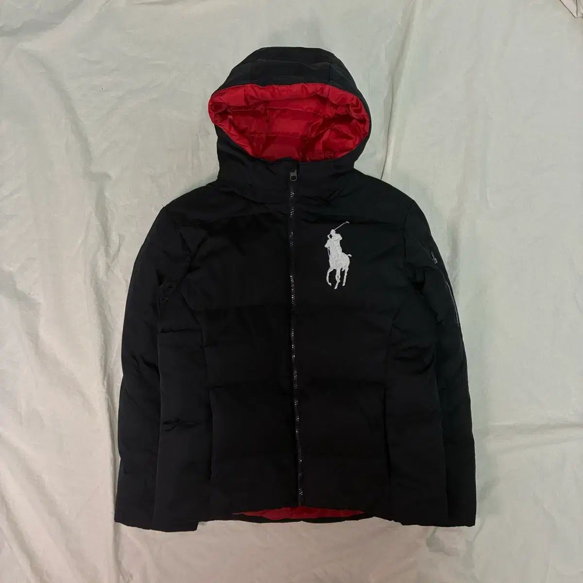 ポロ ビックポニー ブラック ダウン ジャケット L