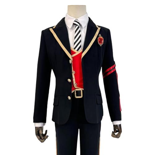 Tomoodachii ツイステッドワンダーランド コスプレ 大人 ツイステ 制服 仮装 halloween cosplay 変装 学生服 寮服 衣装 プレゼント 10点 セット 彡