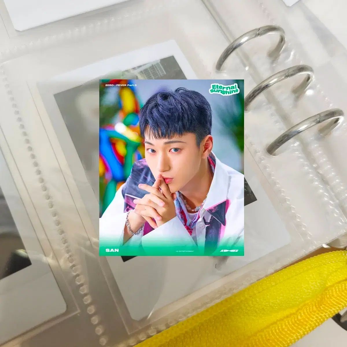 ATEEZ エイティーズ アチズ サン SAN サイン入りチェキ ポラロイド サイン入り