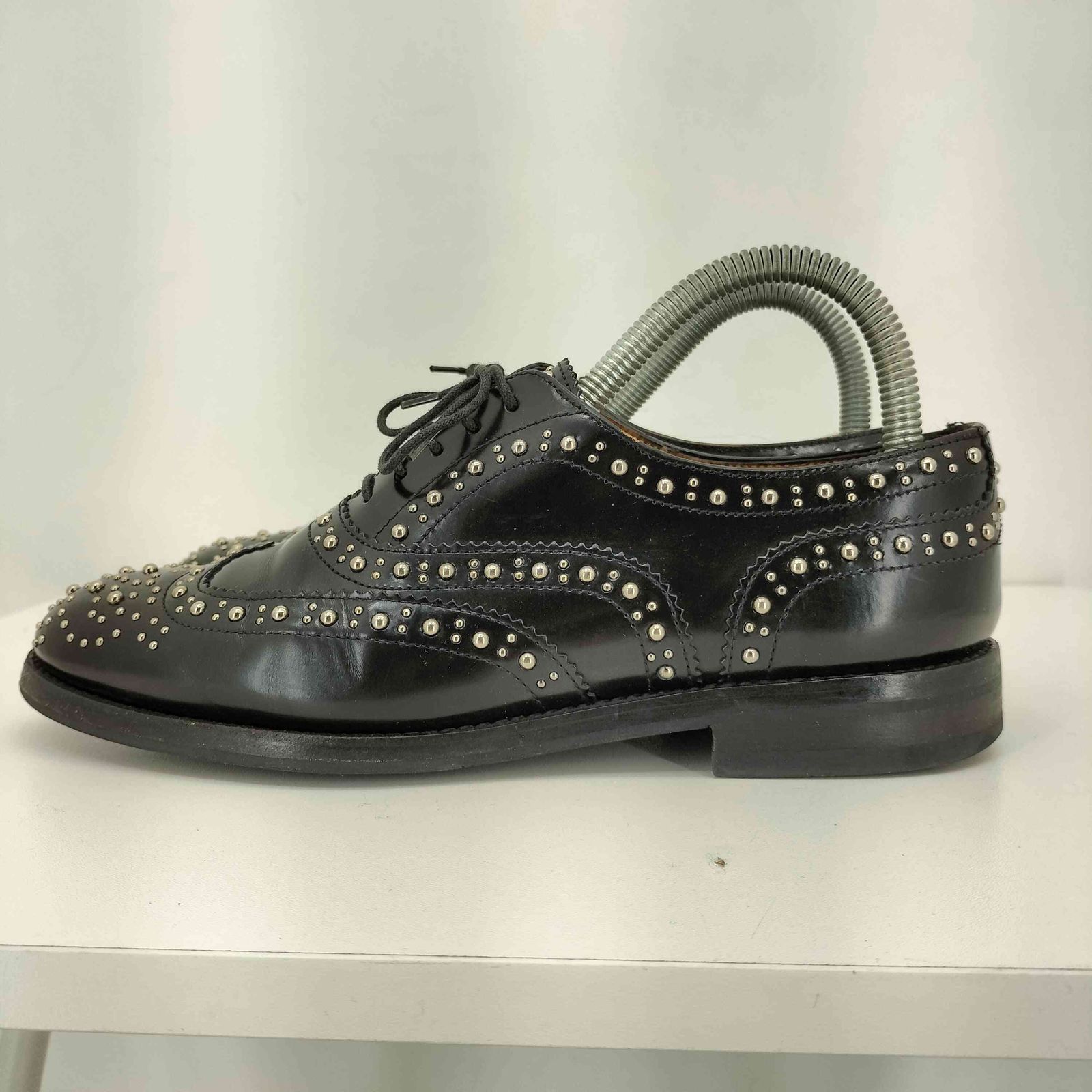 チャーチ churchs スタッズ ウィングチップドレスシューズ メンズ 36.5