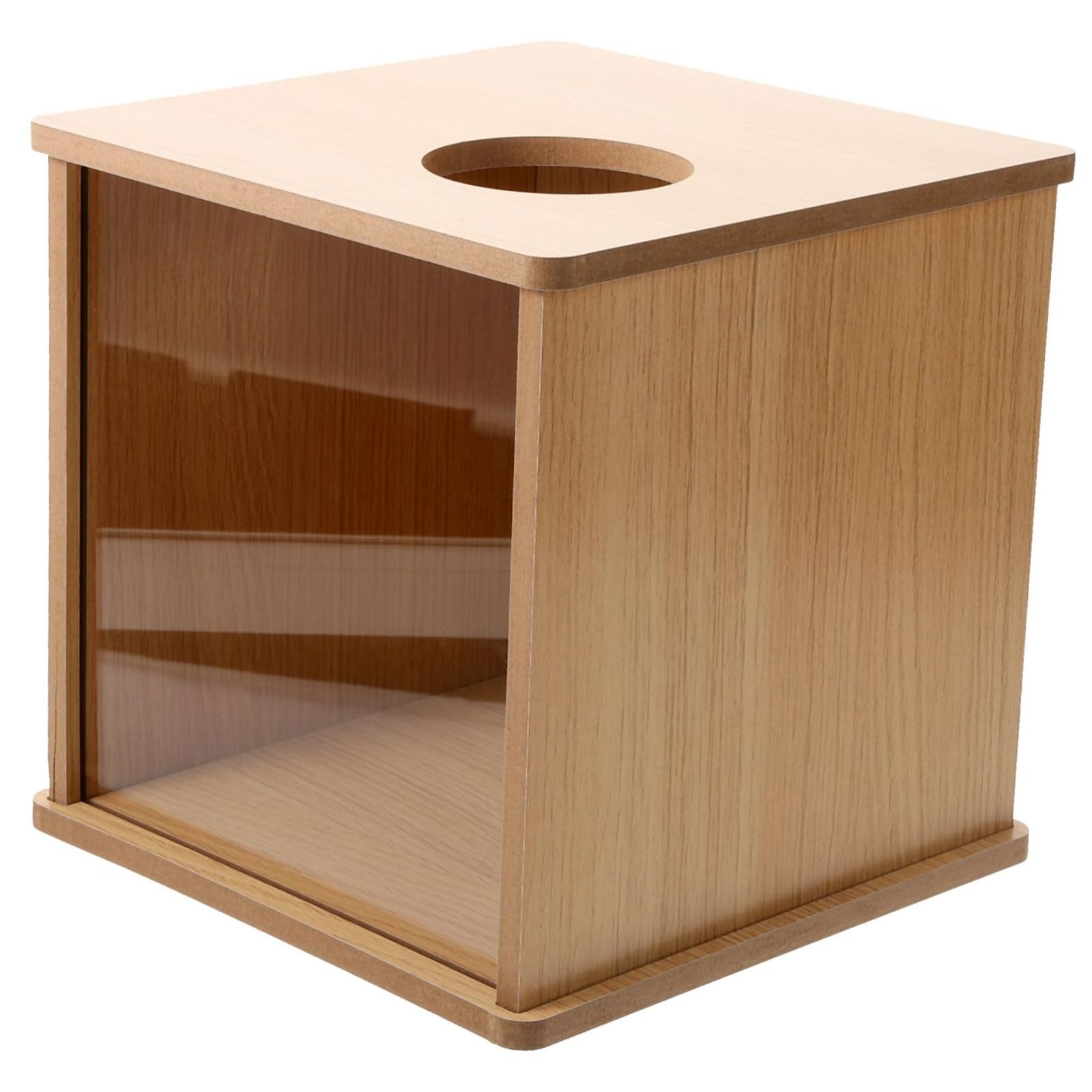 SUPVOX ハムスター用砂浴びボックス クリアアクリル製 20 Cm 砂場付き 隠れ家デザイン 小動物の健康維持とリラックス促進