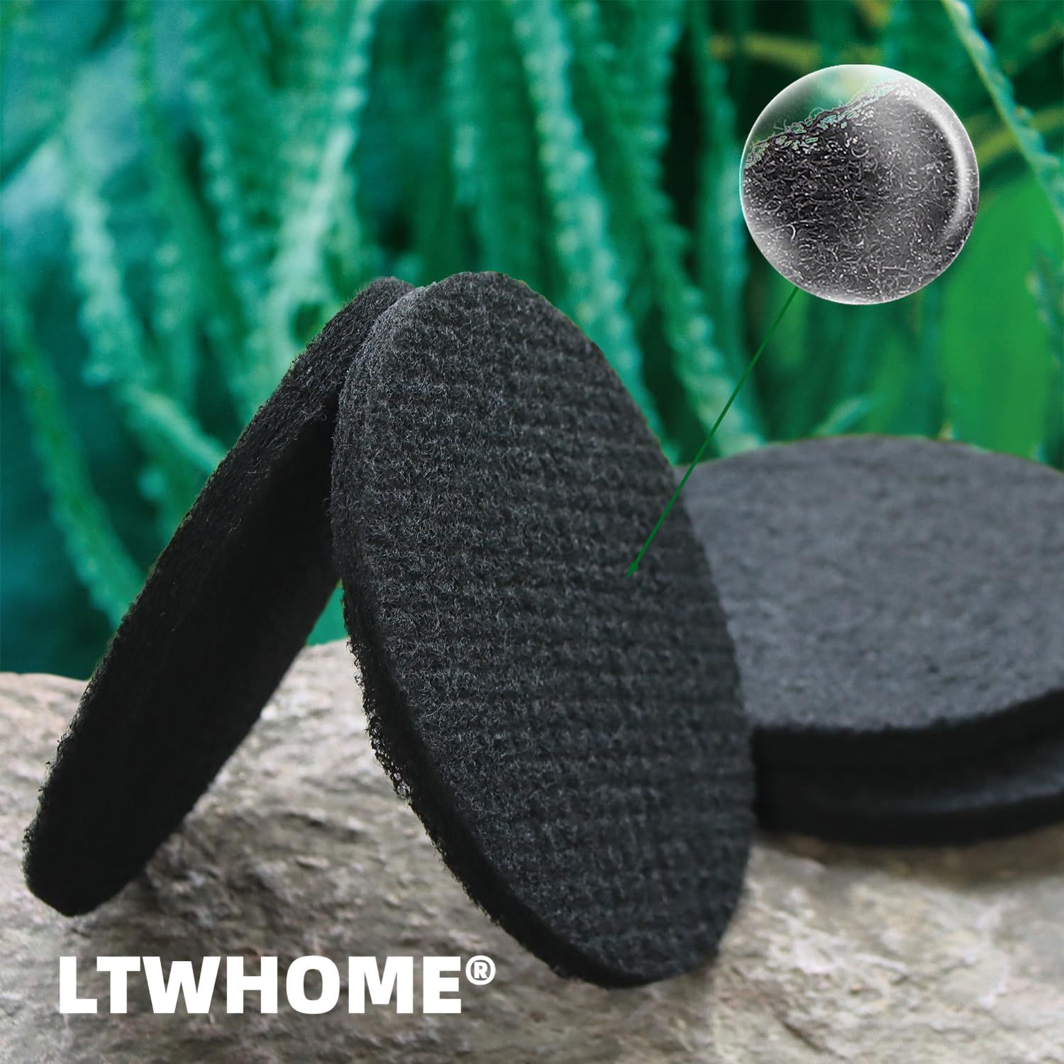  LTWHOME フィルター 水槽用 熱帯魚 活性炭フィルターパッド エーハイム エココンフォート2232 2234 2236に適用 入 その他 文房具 事務用品