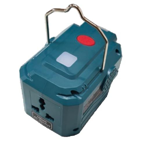 マキタバッテリーインバーター マキタ18 V バッテリー対応 ポータブル電源 200 W 携帯 充電 防災 停電 地震 キャンプ アウトドア 登山 車中泊 旅行 DC AC コンセント 120 USB Type C LEDライト 夜 fd 006979