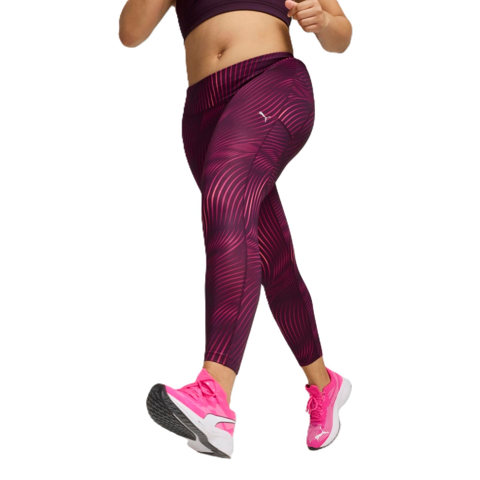 RUN AOP タイツ_ _S 24年秋冬カラー ミッドナイト プラム 44 S