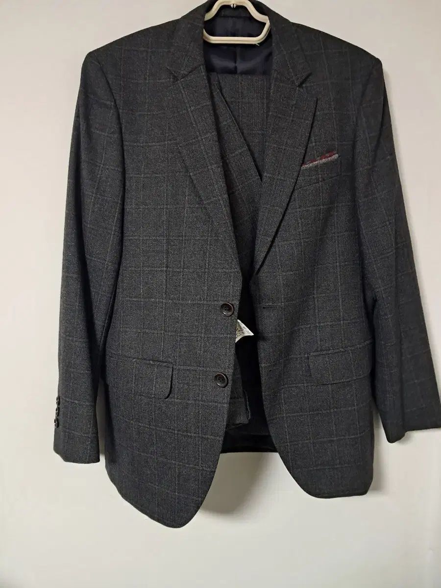チェック柄 スーツ セット グレー 97|78