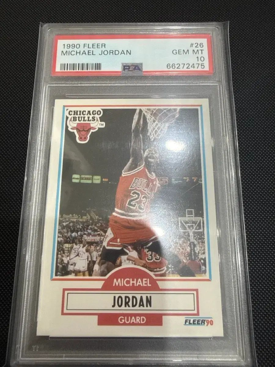 ジョーダン 1990 Fleer iconic card PSA 10