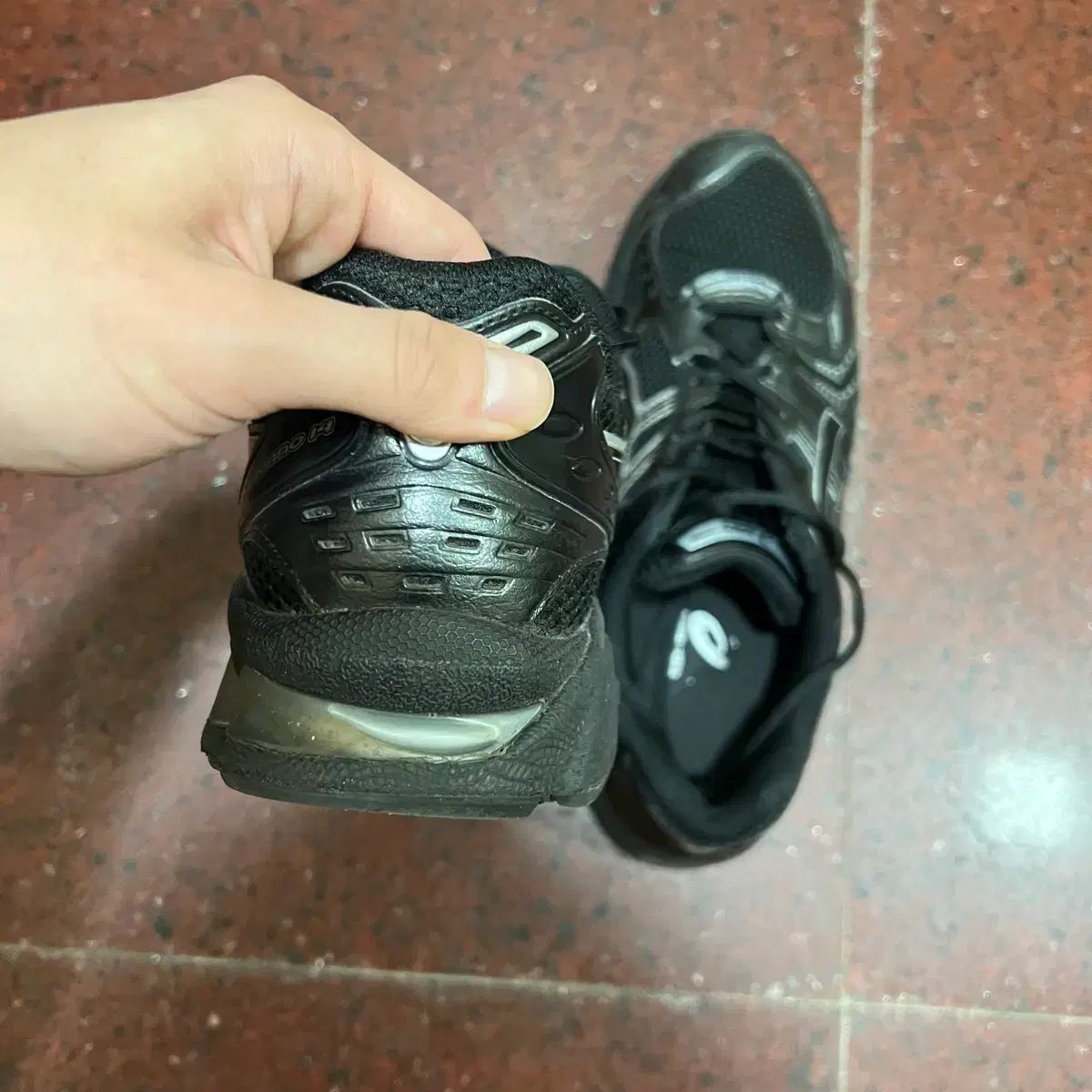 275 アシックス ゲル カヤノ 14 ブラック ピュア シルバー