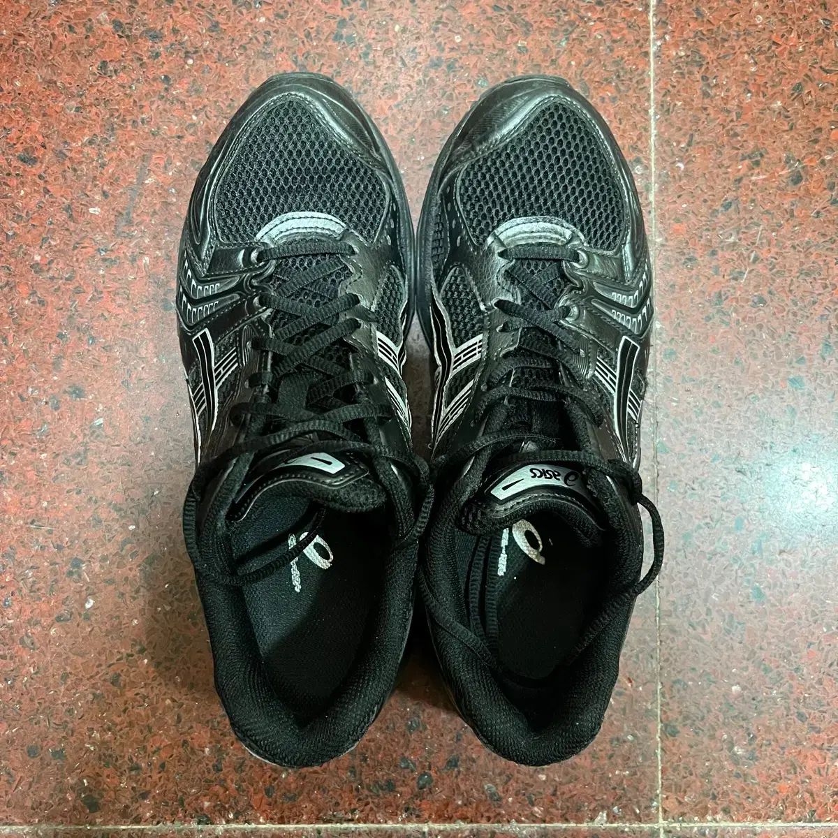 275 アシックス ゲル カヤノ 14 ブラック ピュア シルバー