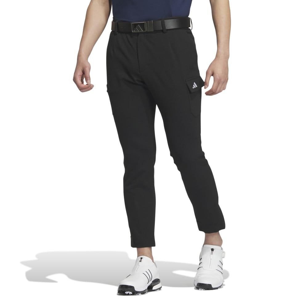 アディダスゴルフ ゴルフパンツ EX-Stretch active 撥水 カーゴ アンクルパンツ メンズ ブラック 76