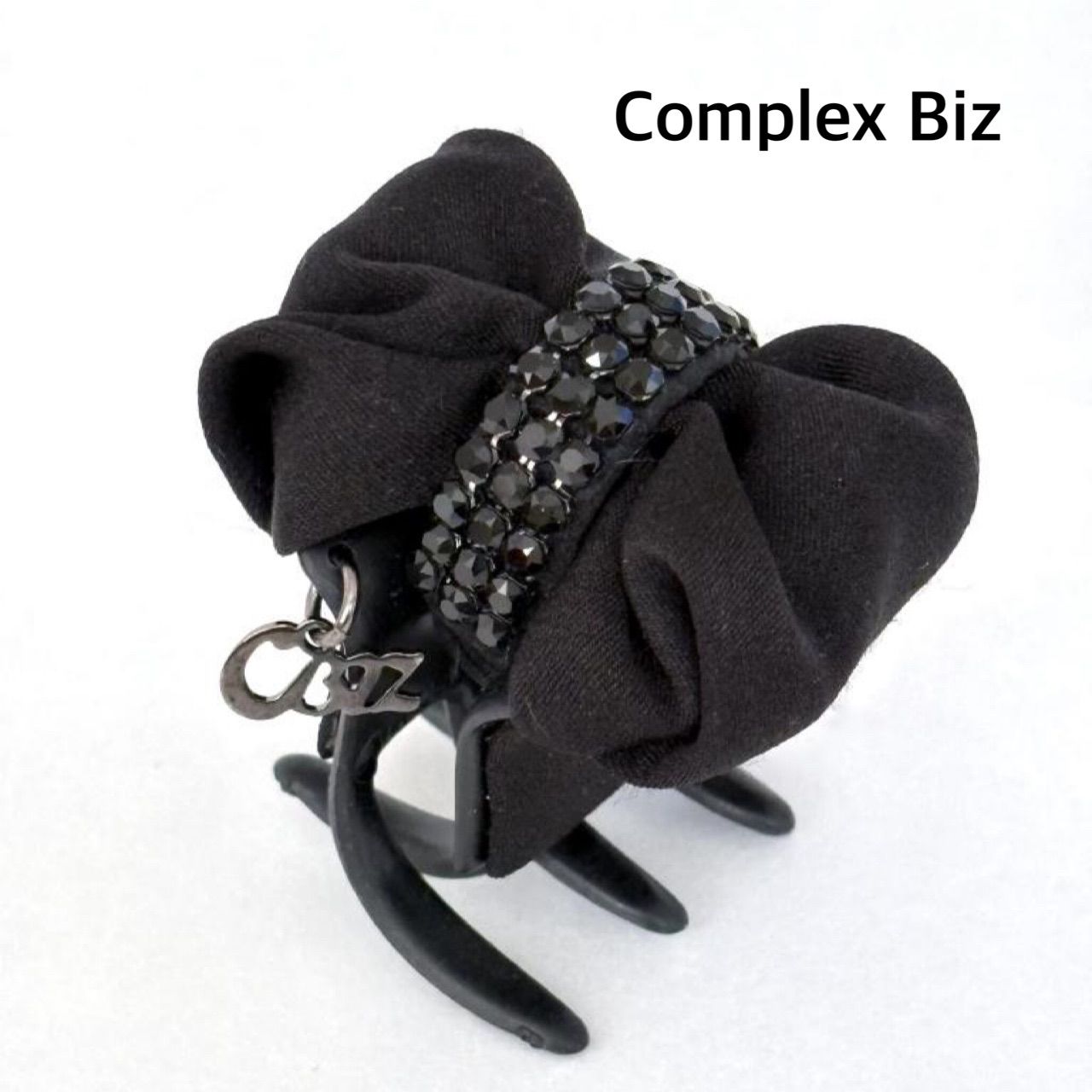 Complex Biz ブラックリボンヘアクリップ ☆Complex Biz コンプレックスビズ デザートクリップ（中）リボンヘア