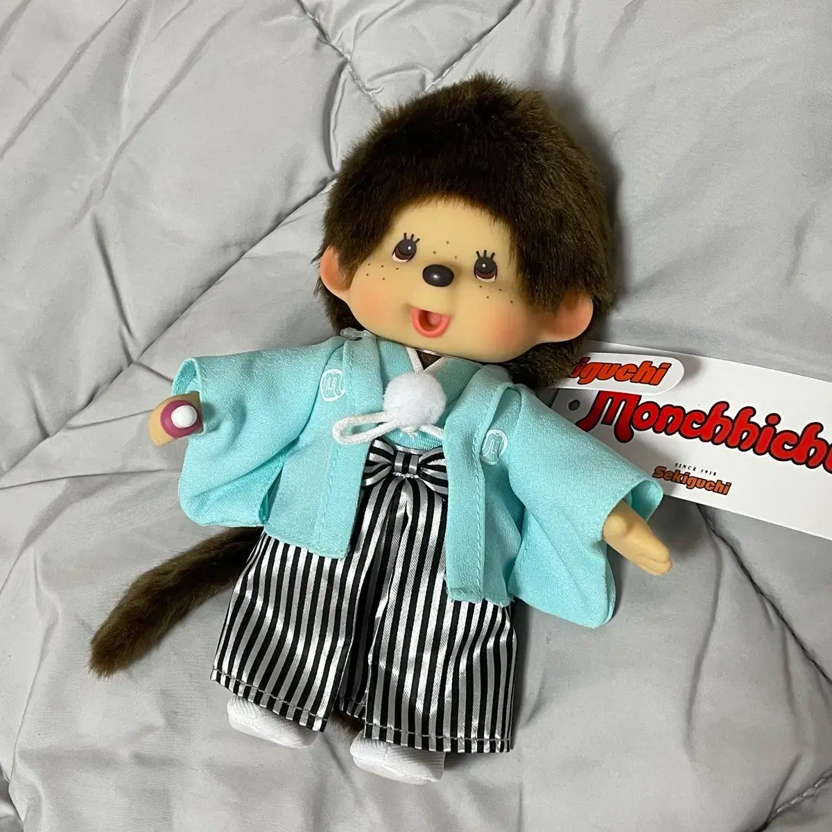 モンチッチ ぬいぐるみ 着物 ストライプ 関口 男の子