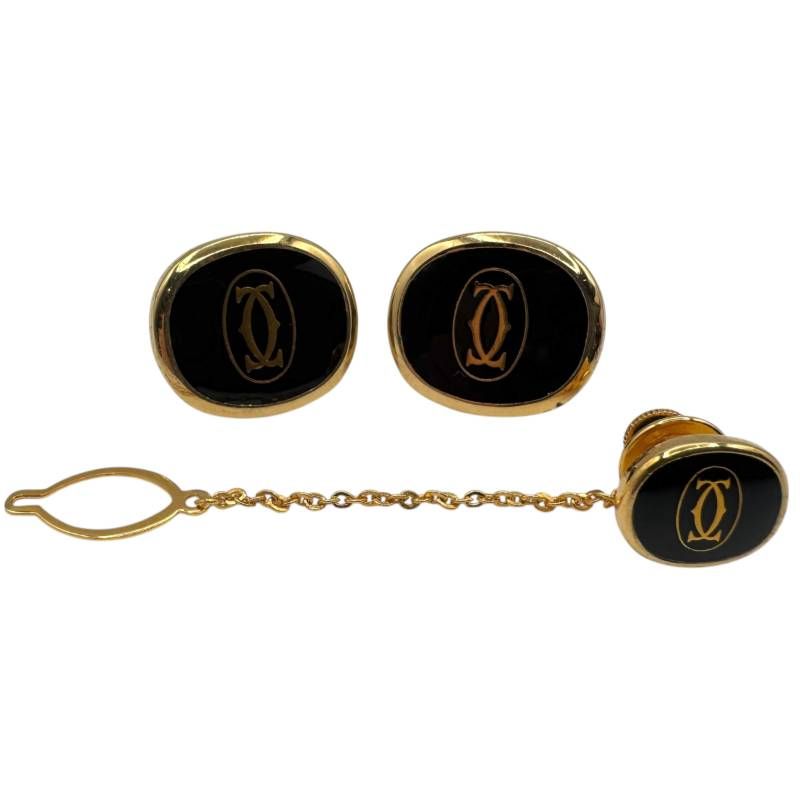 Cartier カルティエ☆カフス カフリンクス ネクタイピン セット