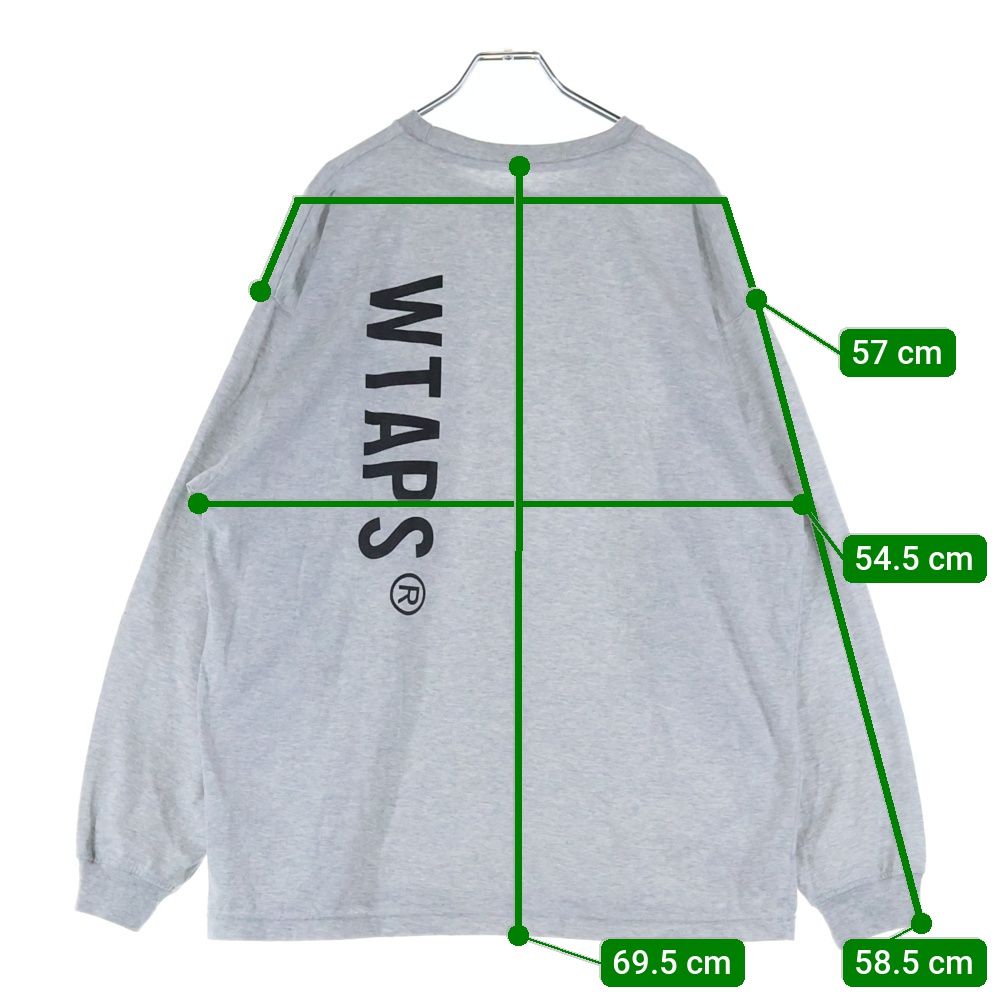 WTAPS 25ss ロンTグレー　S WTAPS 25ss ロンTグレー S WTAPS 25ss ロンTグレー S WTAPS 25ss ロンT