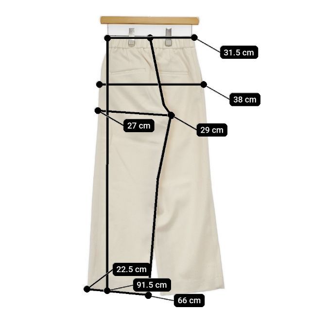 ストレートイージーパンツ 23-04-44-04302