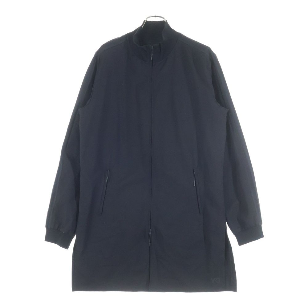 Y-3 ワイスリー M CRFT 3 STP LONG TRACK TOP FN 5752 ウール ジップアップロングジャケット ブラック