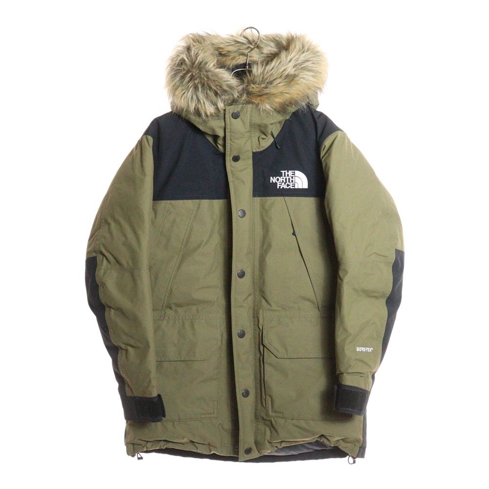 THE NORTH FACE ザノースフェイス DOWN COA ファー付き マウンテンダウンコートジャケット ND 91835 カーキ