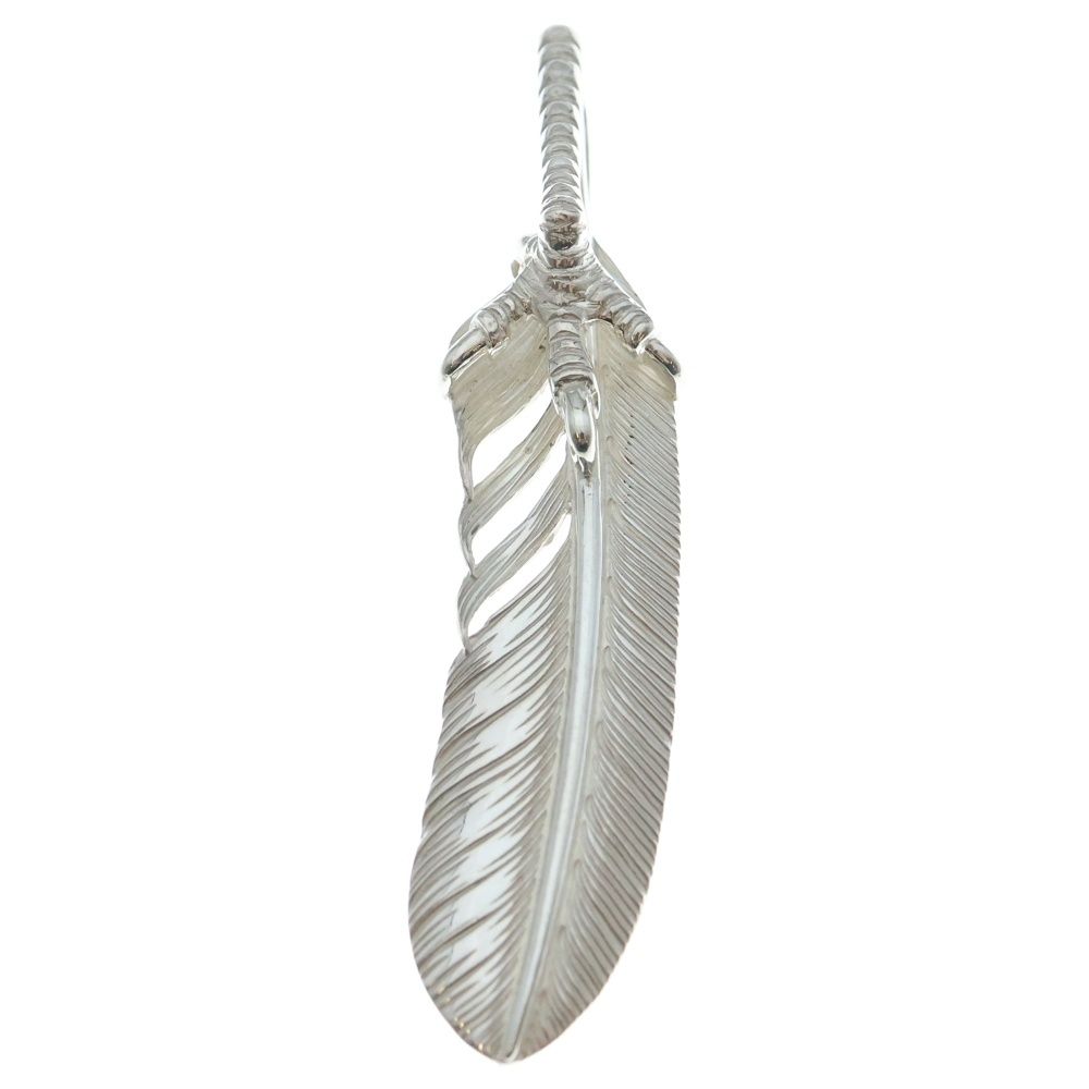 THE SUN ザサン イーグルフットフェザー L 銀爪大フェザー 左向き シルバー