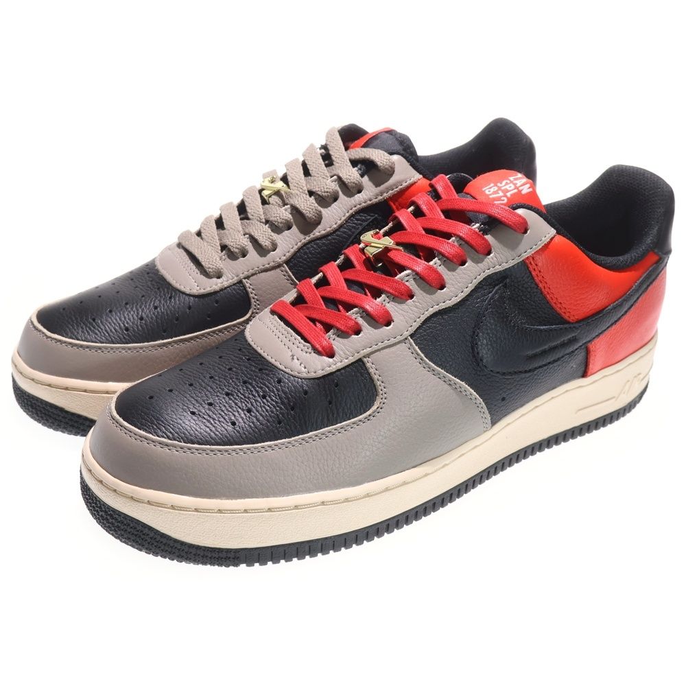 NIKE ナイキ BY YOU AIR FORCE 1 DJ 7015-991 エアフォースワン ローカットスニーカー ブラック|レッド US 11|29.0 cm