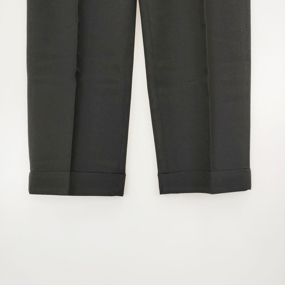  robe de chambre COMME des GARCONS 90年代 ツータック RP-03002 M サイズM ウール パンツ AD 1999 ブラック レディース ローブドシャンブル コムデギャルソン 5-1228 T♪ スラックス パンツ