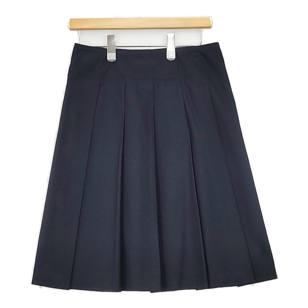 MARGARET HOWELL ウールフレア バックプリーツスカート サイズ2