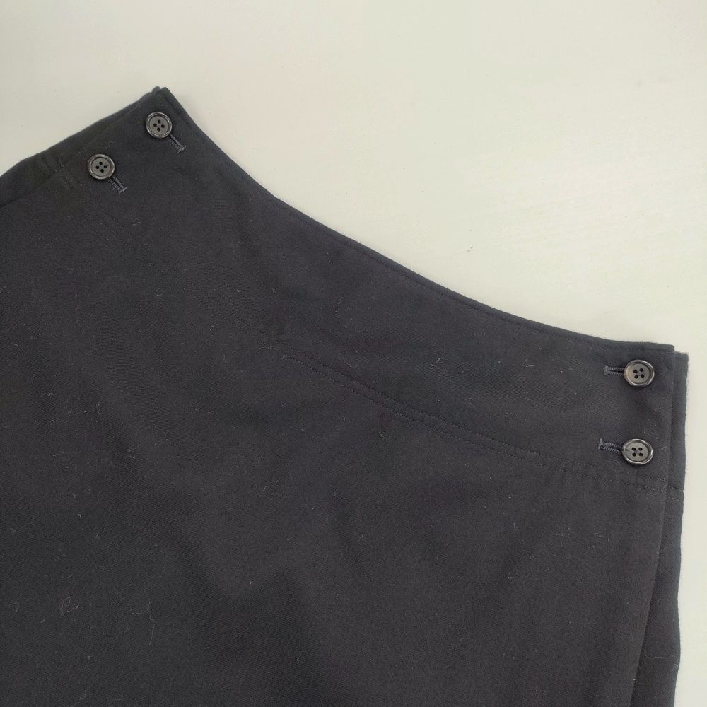 MARGARET HOWELL ウールフレア バックプリーツスカート サイズ2