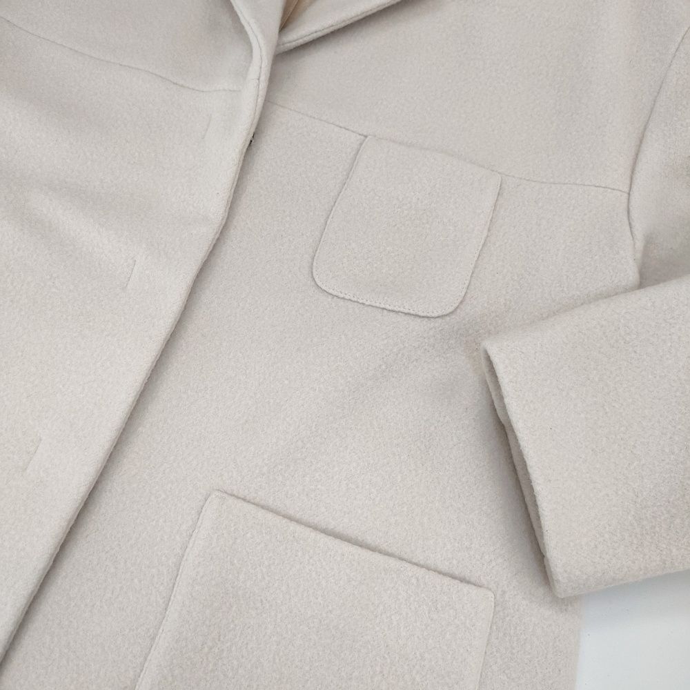 ALYSI イタリア製 バージンウール サイズ42 コート ライトベージュ