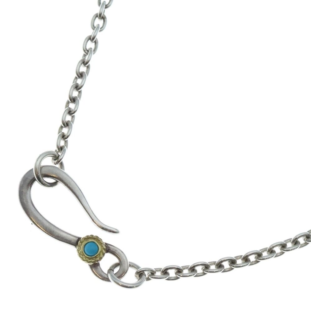 TADY - KING タディアンドキング OLDフックSV金縄ターコイズ 細丸チェーン