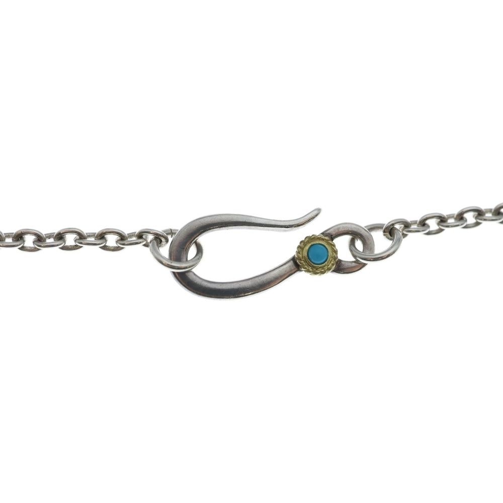 TADY & KING (タディアンドキング) OLDフックSV金縄ターコイズ 細丸